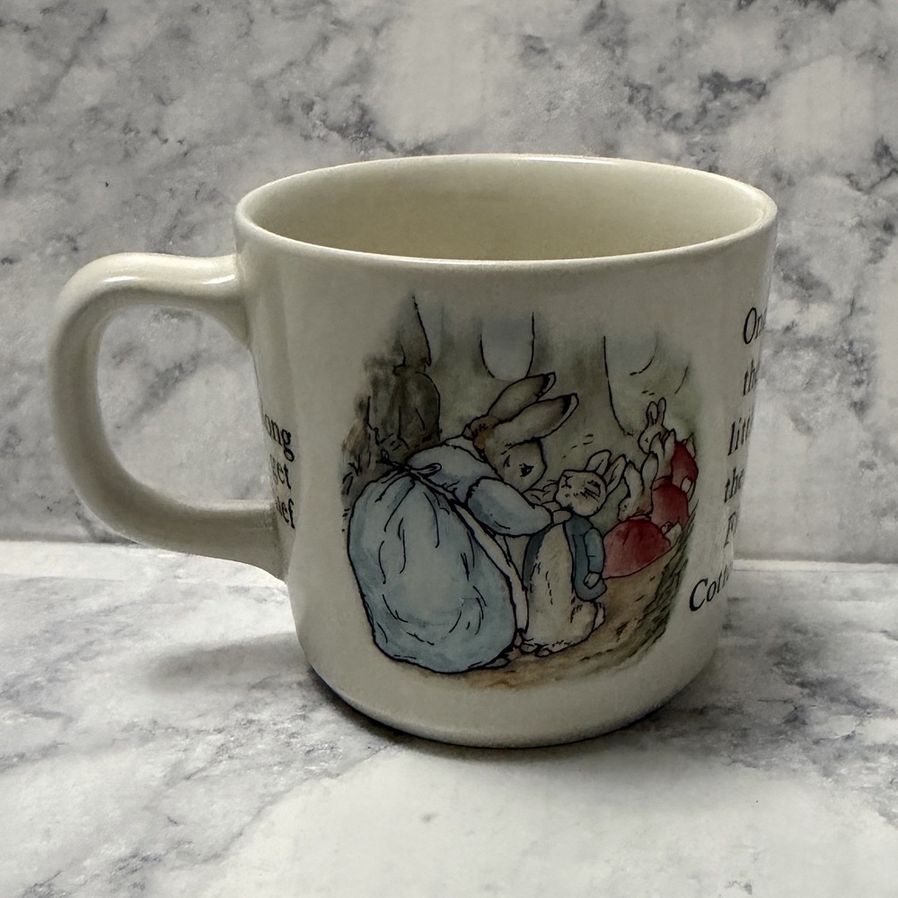 Wedgwood Peter Rabbit Mug • Beatrix Potter • Made in‎ England • Vintage